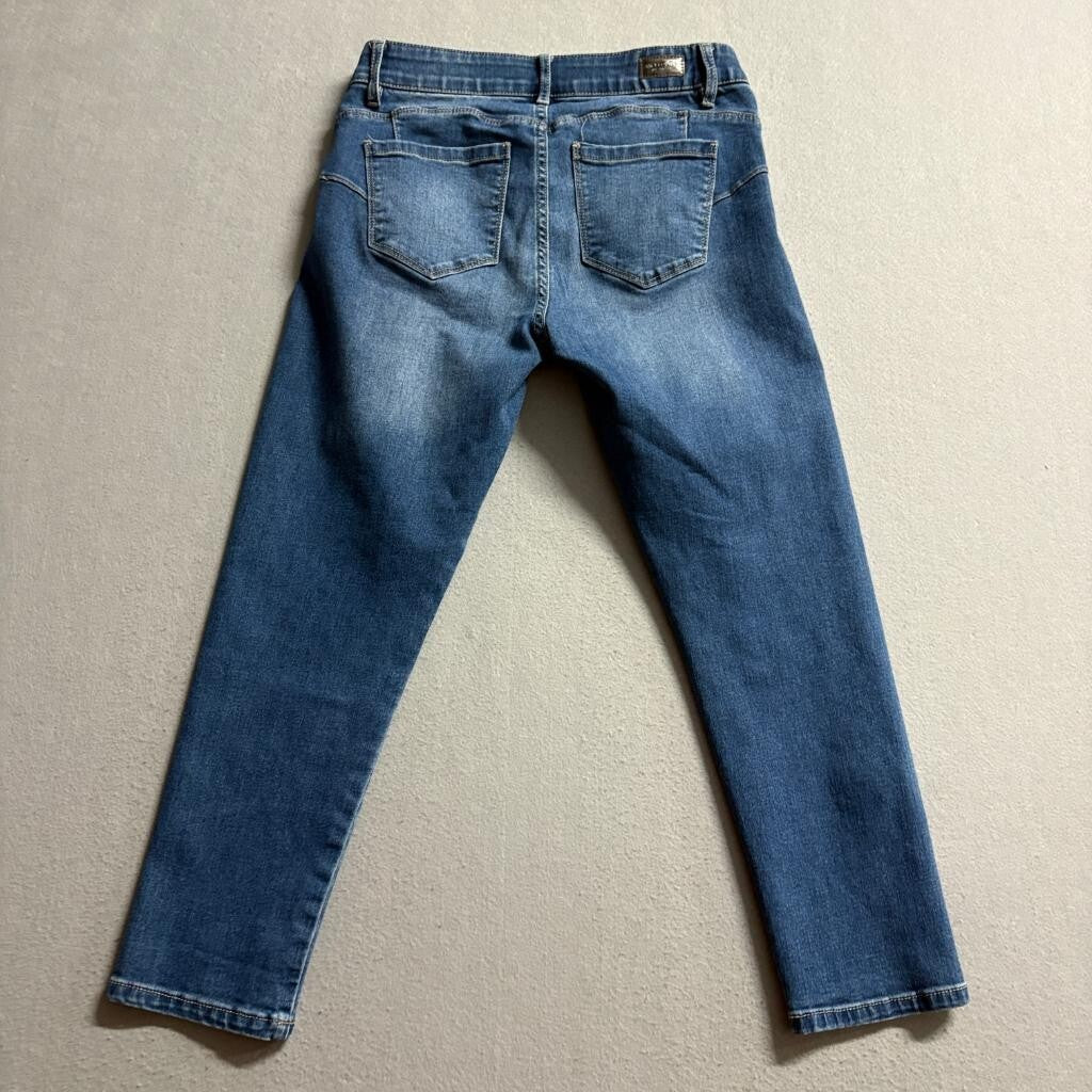 Juicy Couture Jeans Womens 6 Blue Denim Cropped Skinny Comfort Waist Stretch