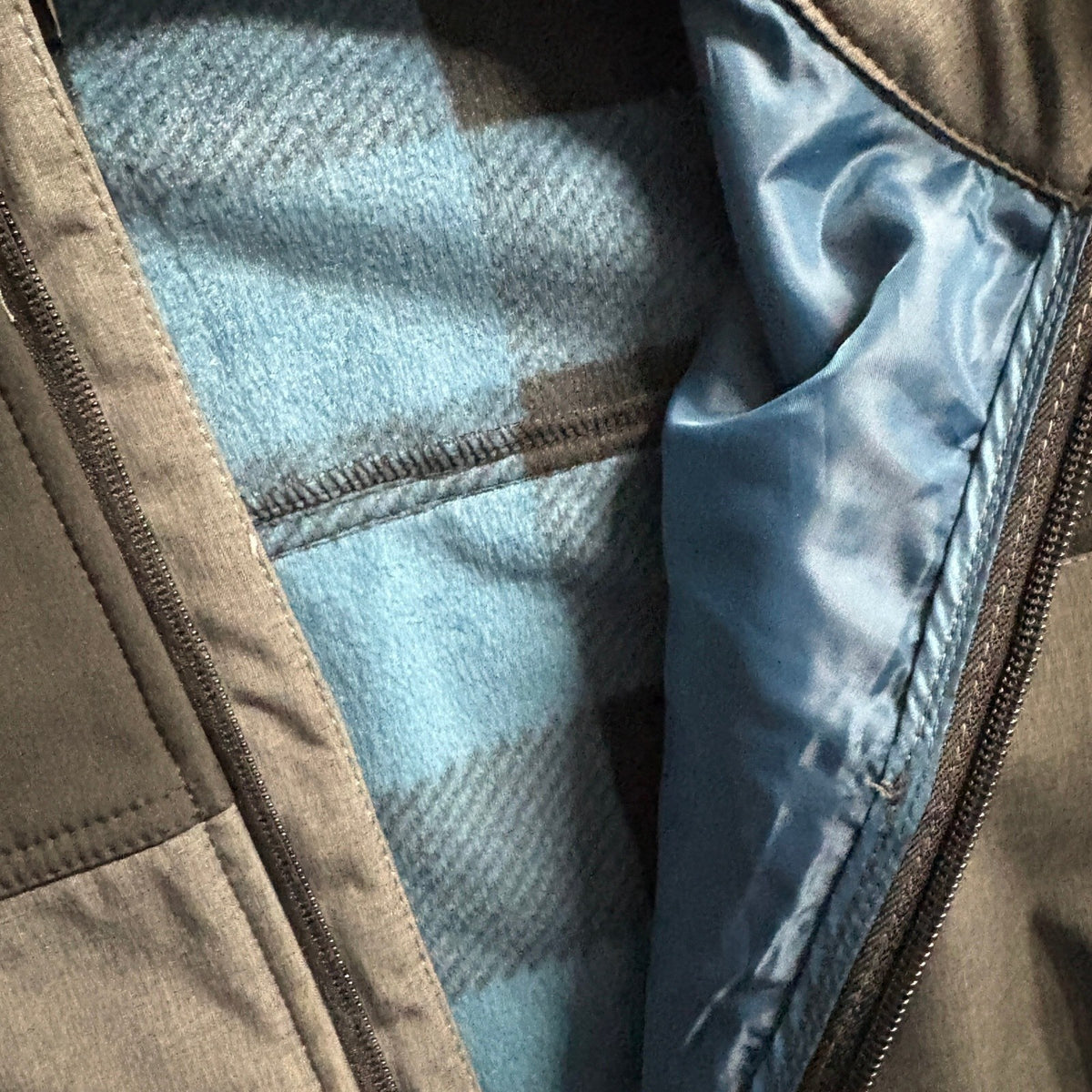 Cody James Core Softshell Vest Mens Large Gray Water Repellant Fleece Lined NWT