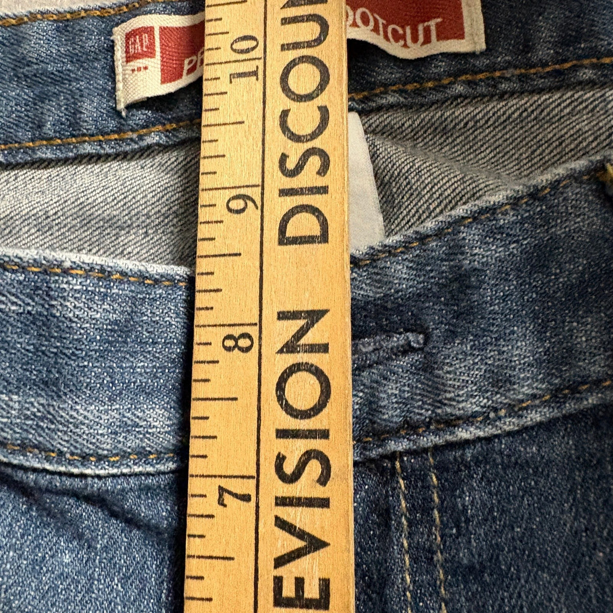 Gap Premium Bootcut Jeans Women Size 12 Regular Blue Denim Stretch Low Mid Rise