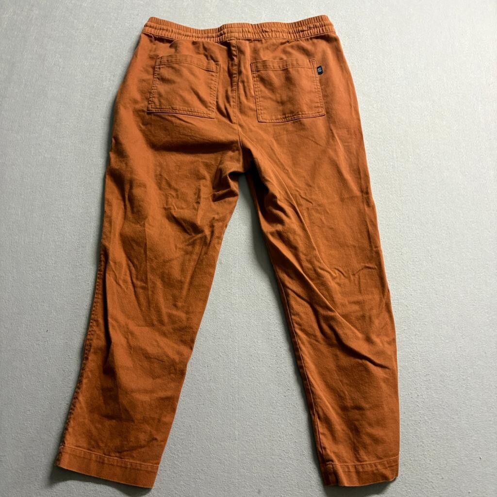 Gap Mens Pants Medium Brown Cotton Rayon Blend Elastic Waist Drawstring Jogger