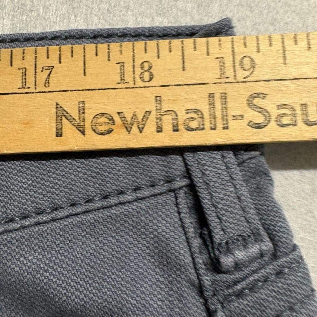 Dockers Straight Fit Pants Mens 36x32 Gray Cotton Blend Chino Casual