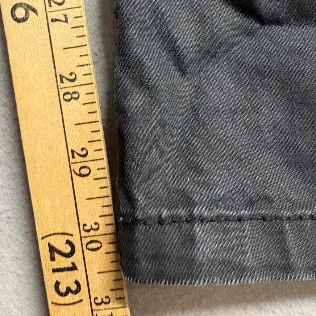 Giorgio Armani Jeans Womens 38x32 Black Denim Straight Leg Pants