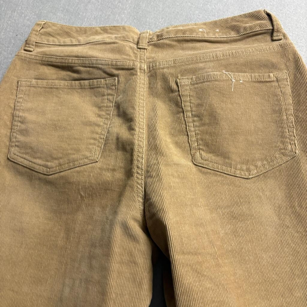 St. John's Bay Corduroy Pants Womens 8 Brown Secretly Slender Bootcut Mid Rise