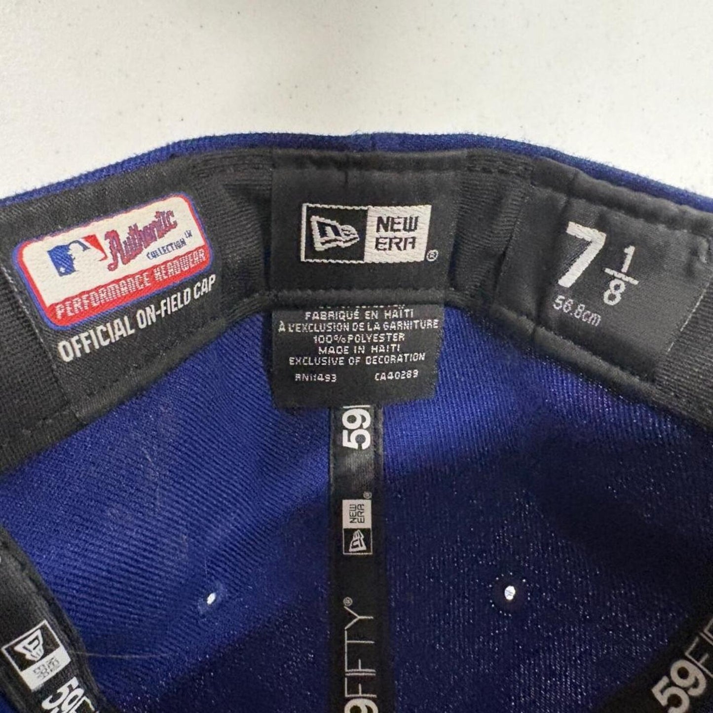 Los Angeles Dodgers New Era 59FIFTY Hat 7 1/8 2020 World Series Champions Cap