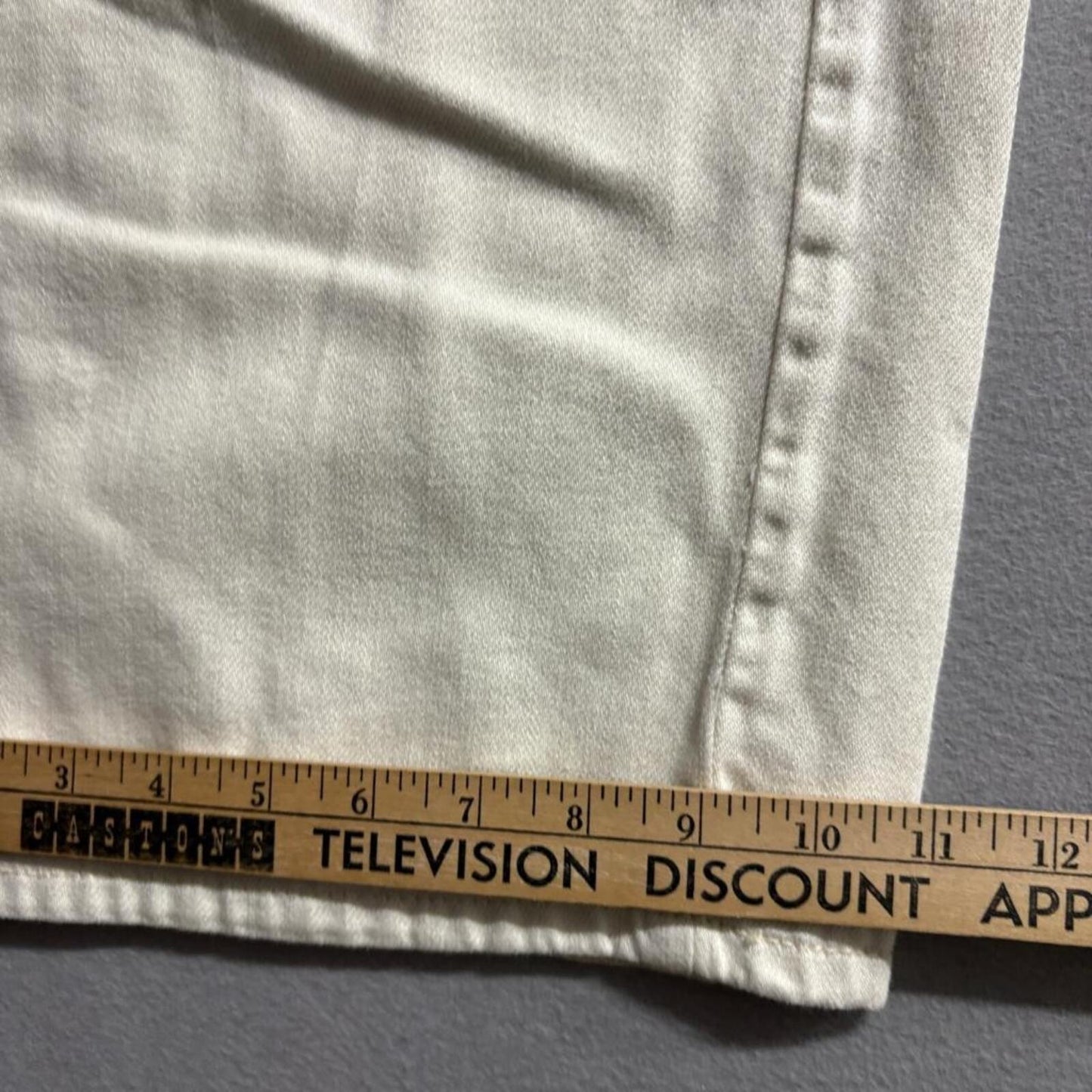 Universal Thread Wide Leg Jeans Womens 10/30R Off White Cream High Rise Denim