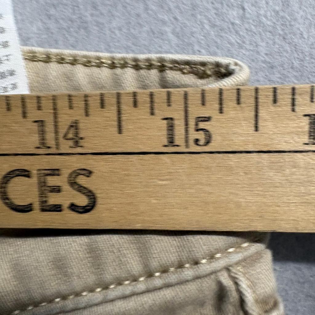 Hollister Khaki Pants Womens 9 W29 Beige Cotton Blend Low Rise Bootcut Stretch