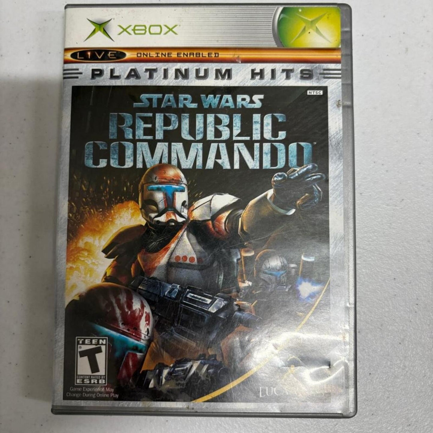 Star Wars Republic Commando Xbox Original Platinum Hits Tested Game