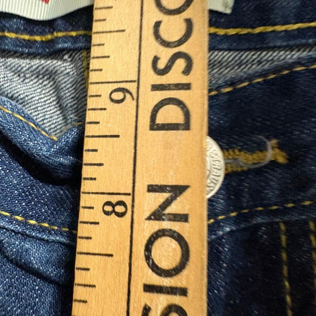 Levis 502 Regular Taper Jeans Boys 14 Reg Distressed Blue Denim 27x27