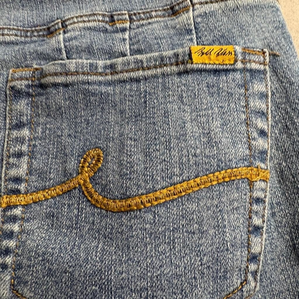 Bill Blass Jeans Womens 6P Blue Denim Stretch Bootcut Mid Rise Pants