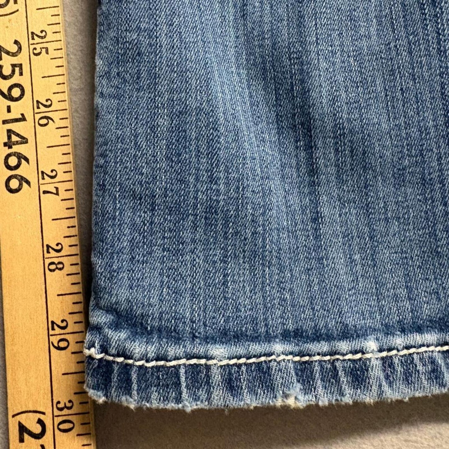 Ariat Real Denim Womens Jeans Size 29S Blue Bootcut Mid Rise Stretch Distressed