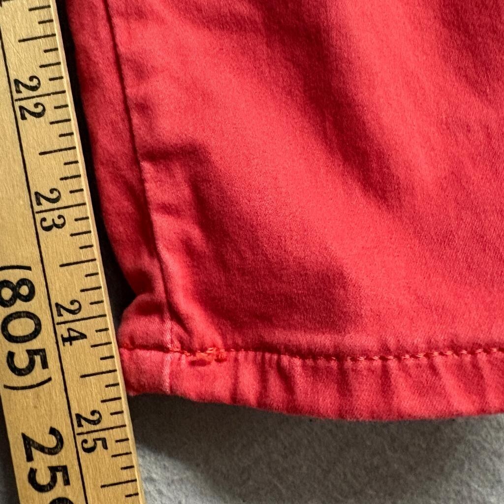 Seven7 High Rise Skinny Crop Jeans Womens Size 8 Red Stretch Denim Crop Pants