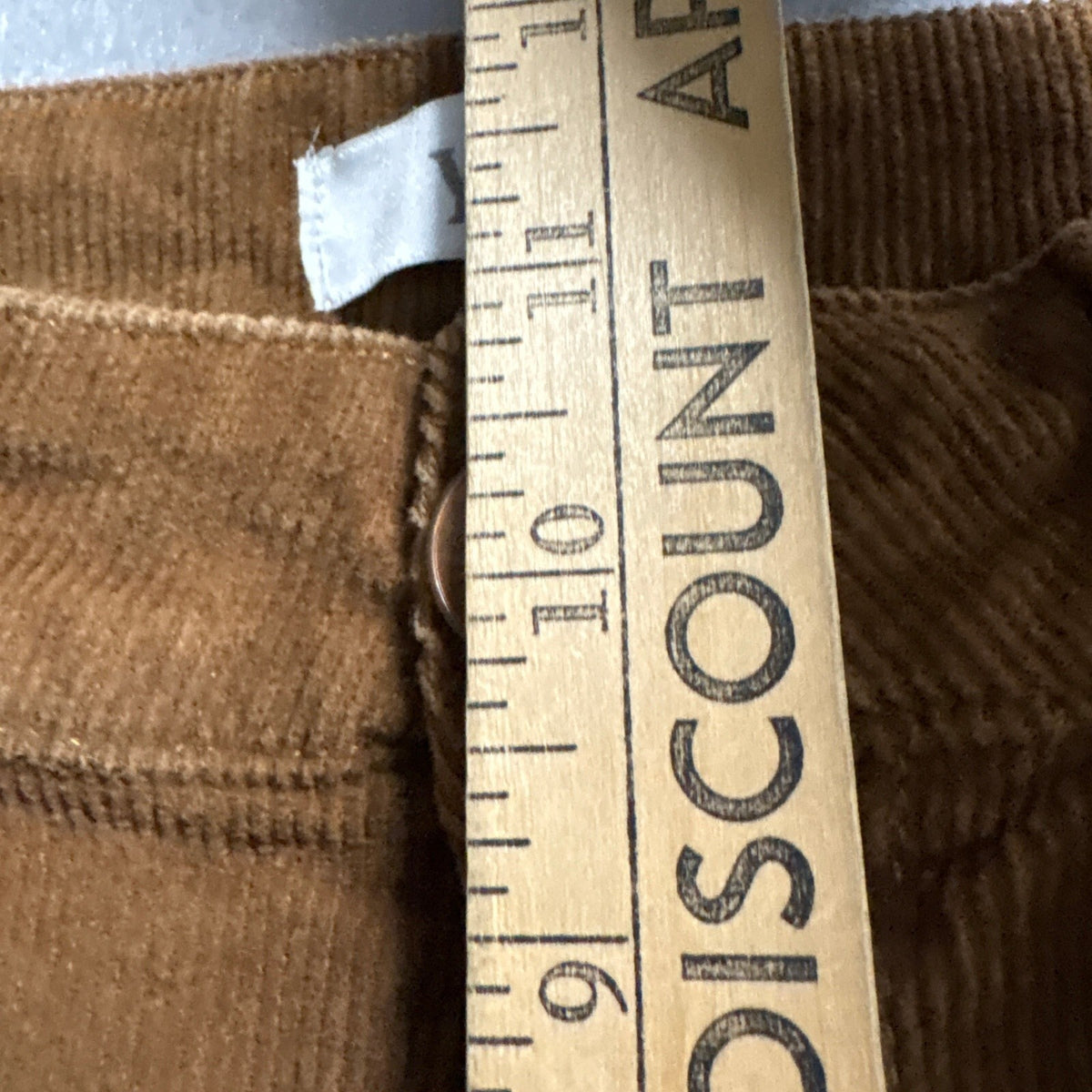 YMI Jeans Womens Size 5/27 Brown Corduroy High Rise Tapered Mom Pants Stretch