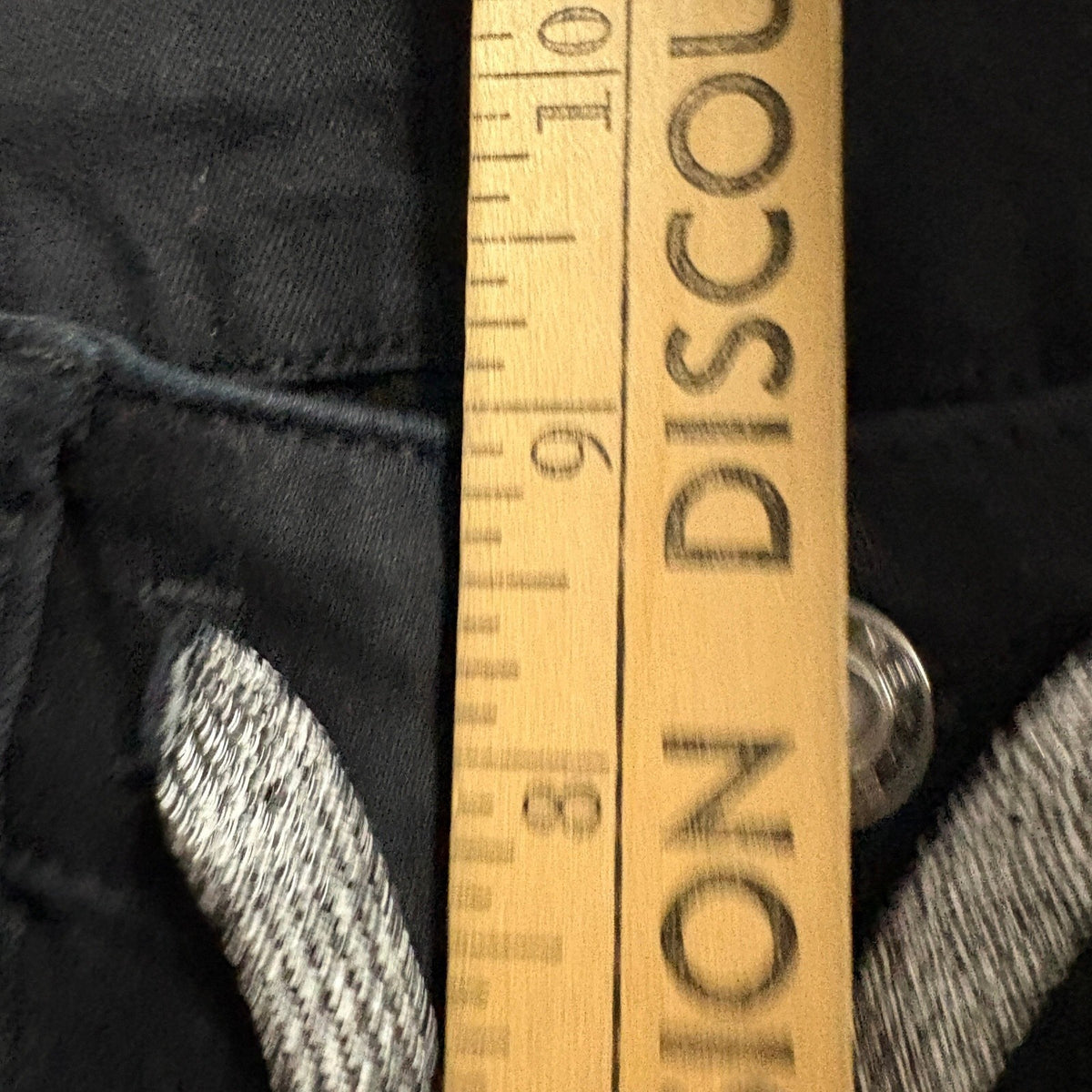Easycome Womens Black Drawstring Skinny Jeans Sample Check Size 25