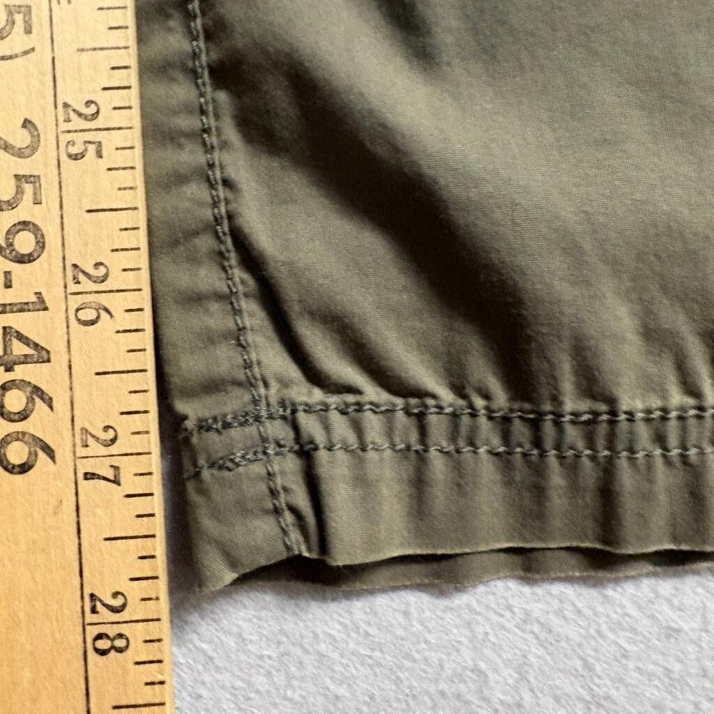 REI Womens Pants Size 6 Petites Green Cotton Blend Roll Up Convertible Hiking