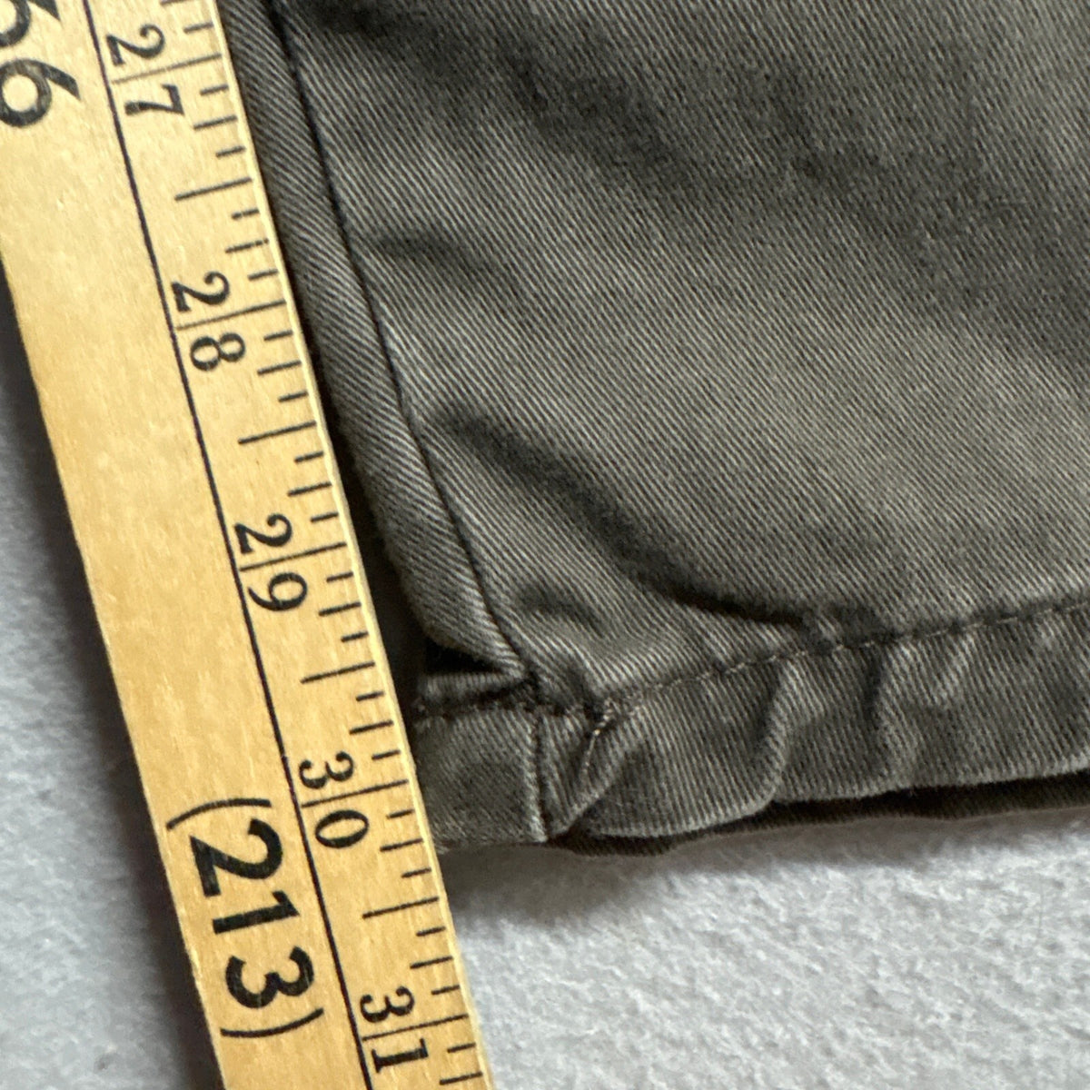Wrangler Cargo Pants Mens 36x30 Gray Brown Canvas Utility Work Casual Loose Fit