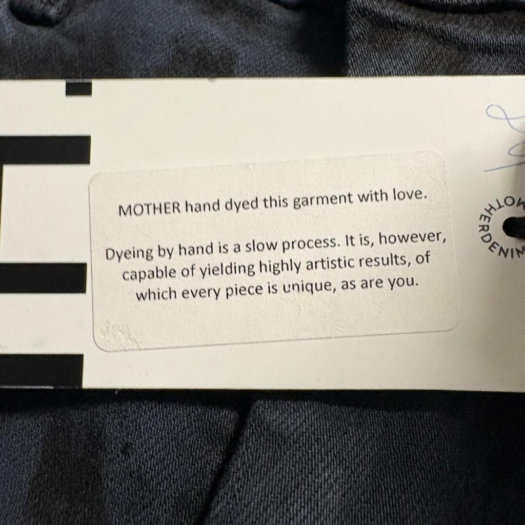 Mother The Muse Ankle Jeans Womens 24 Blame It On The Blackout Tie Dye Skinny