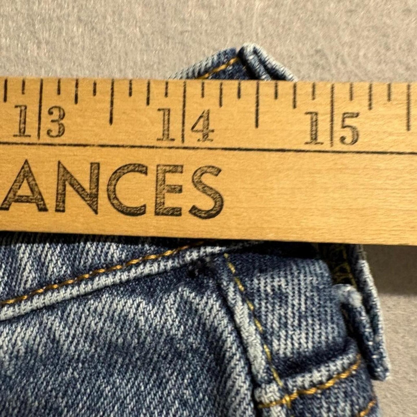 Levis 501 Original Fit Jeans Mens W29 L28 Blue Denim Button Fly Waterless