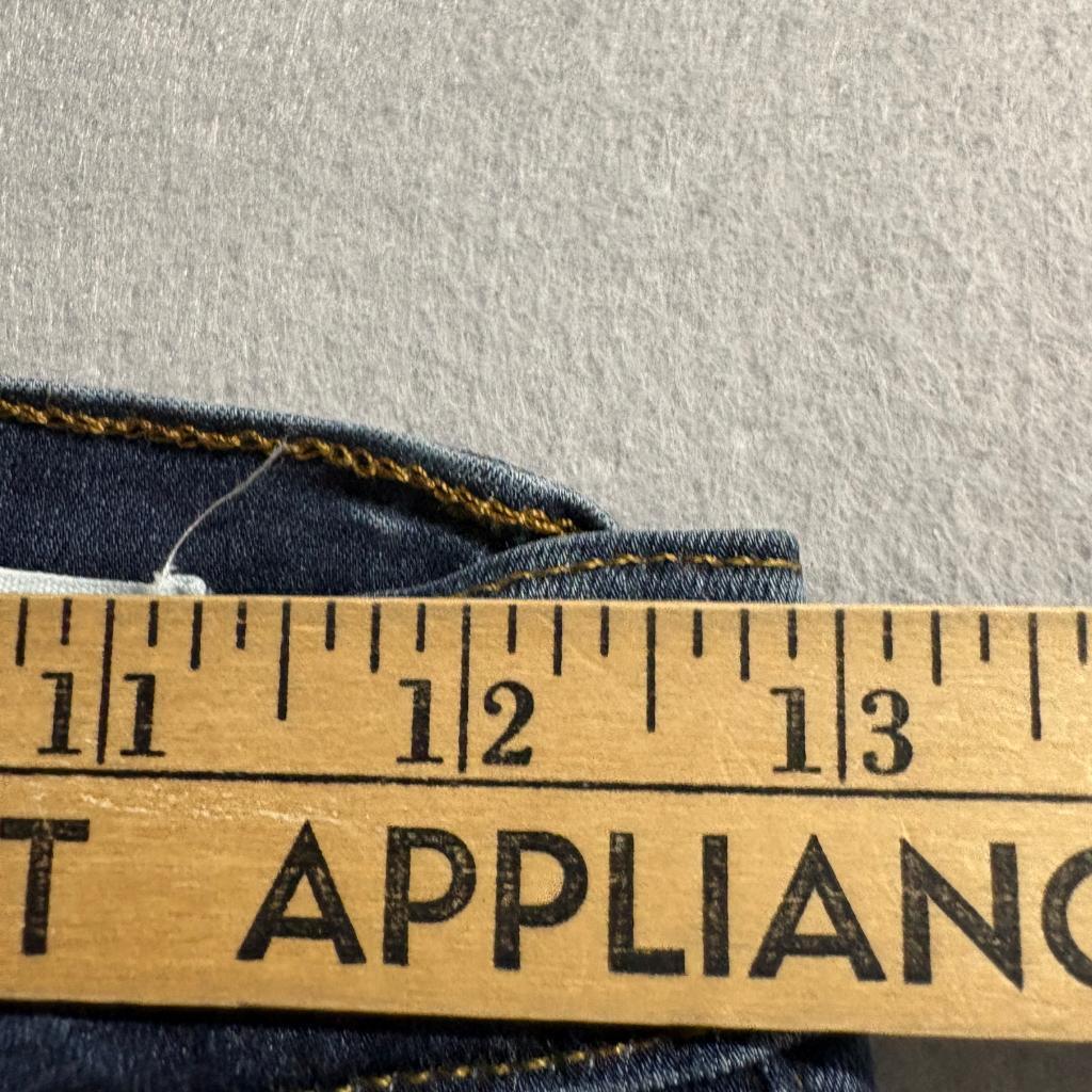 Frame Denim Le High Skinny Jeans Womens 27 Wythe Blue Stretch Ankle Zip