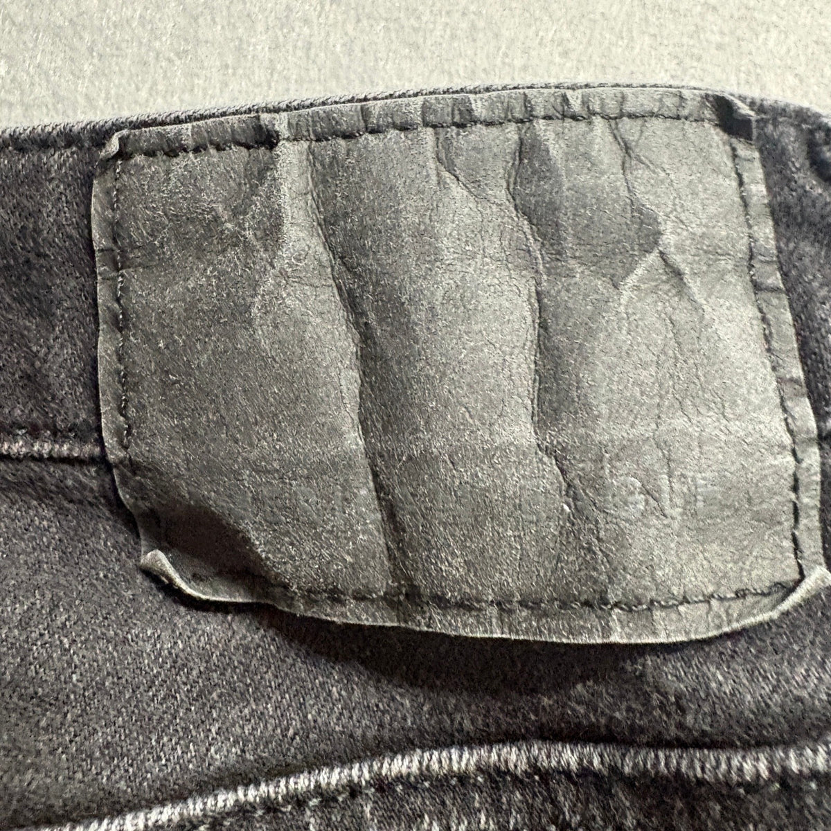 American Eagle Airflex+ Mens Jeans 29x30 Black Distressed Skinny Stretch Denim