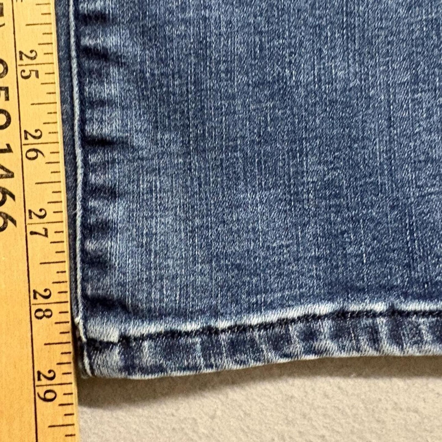 NYDJ Sheri Slim Jeans Womens 6 Blue Denim Lift Tuck Stretch Straight Leg