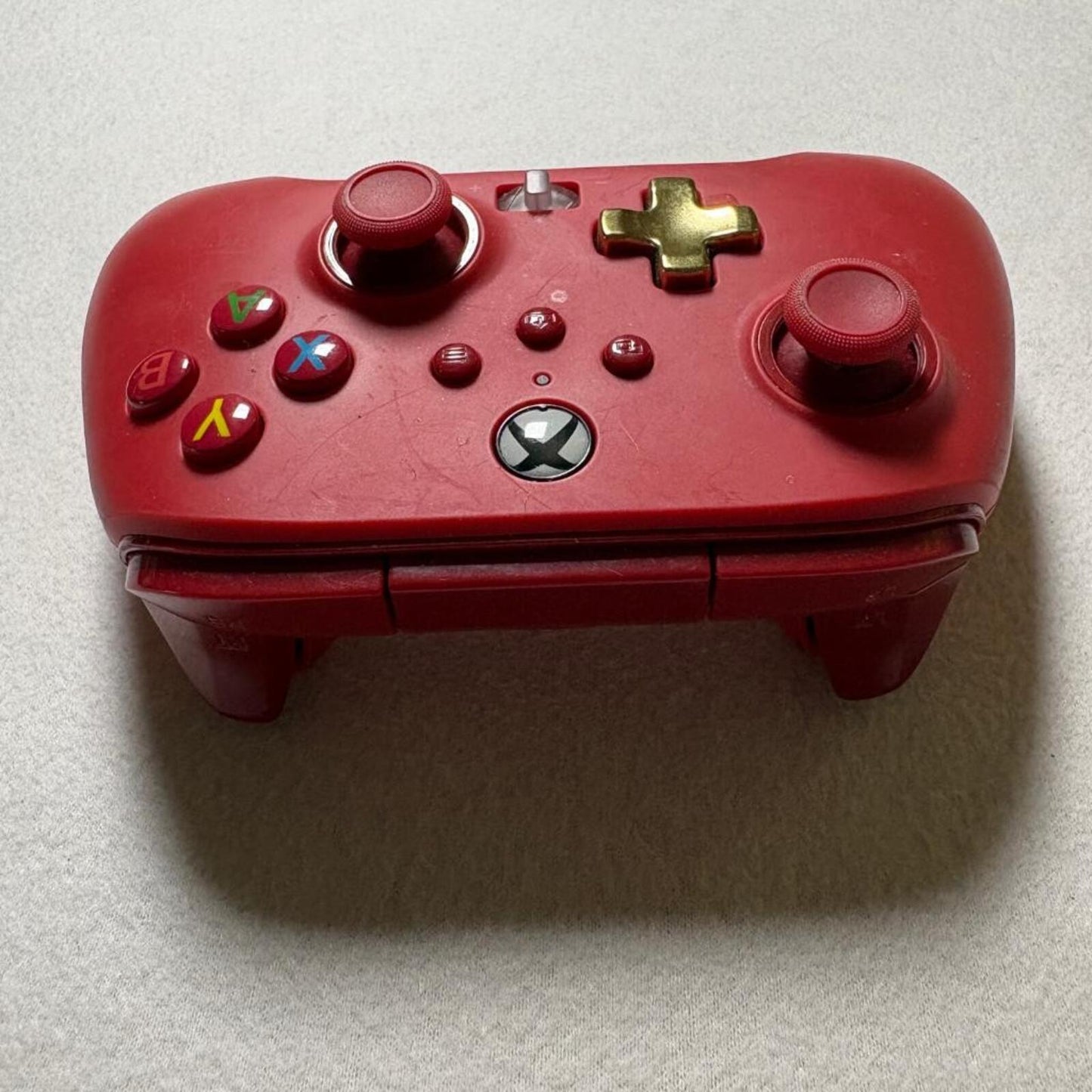 PowerA Wired Controller for Xbox Series X|S Xbox One Red Gold D-Pad 1518810-01