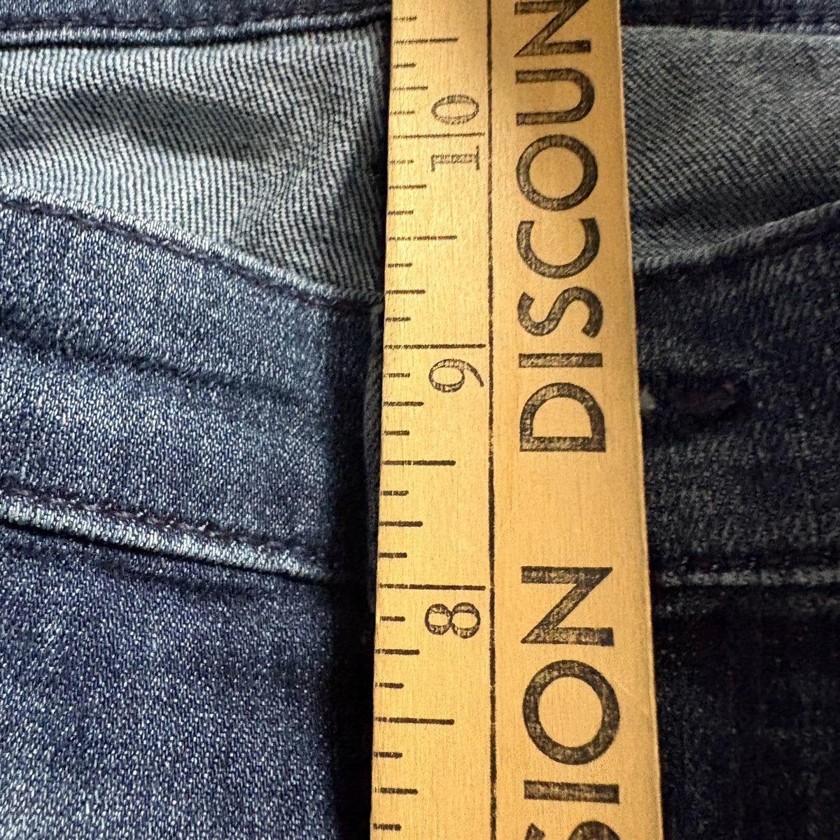 Hudson Jeans Womens 31 Skinny Dark Wash Stretch Denim Blue Pants Cuffed Inseam