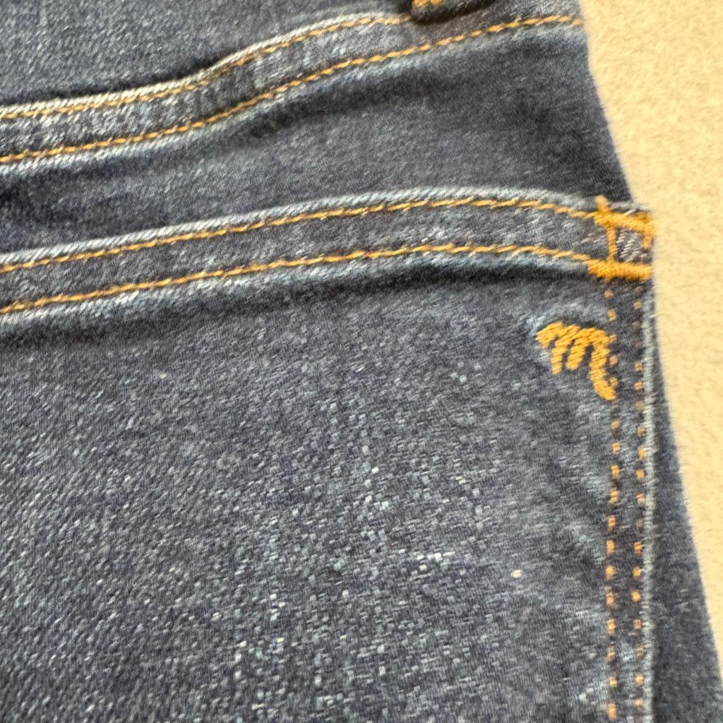 Madewell Skinny Flare Jeans Womens 24 Blue Denim High Rise Stretch