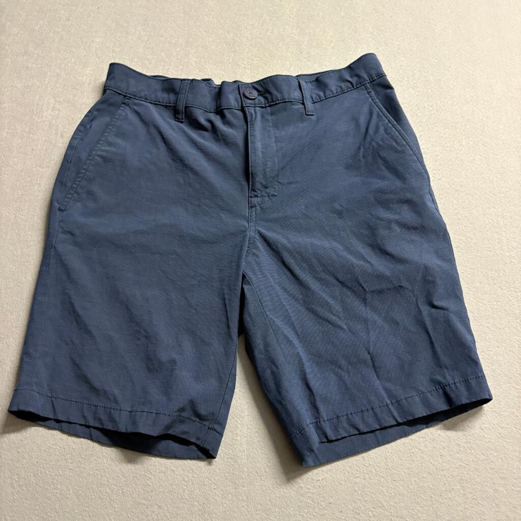 Callaway Golf Shorts Mens 32 Blue Flat Front Performance Stretch Chino