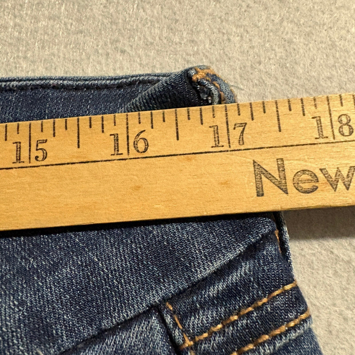 Seven 7 Tummyless High Rise Skinny Jeans Womens Size 14 Blue Denim Stretch Pants