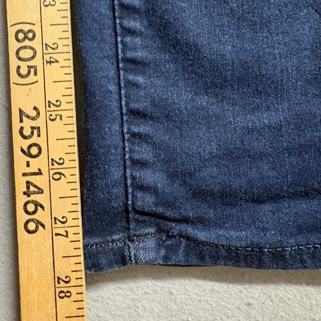 NYDJ Sheri Slim Jeans Womens 14 Dark Wash Blue Denim Lift Tuck Stretch