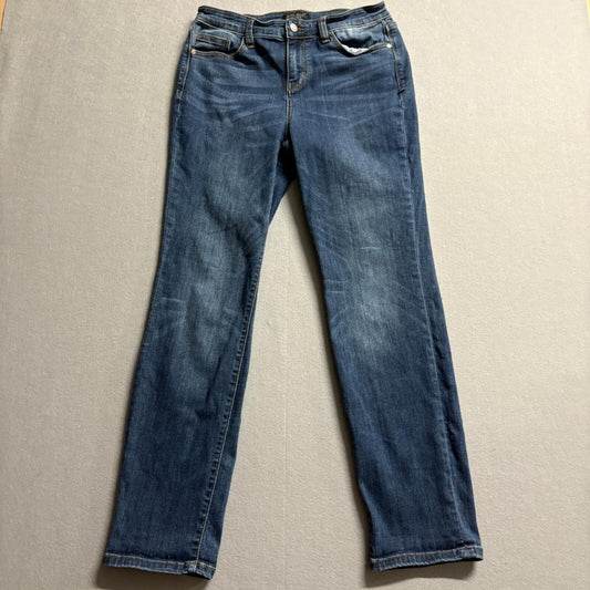Judy Blue Straight Fit Jeans Womens Size 9/29 Medium Wash Stretch Blue Denim
