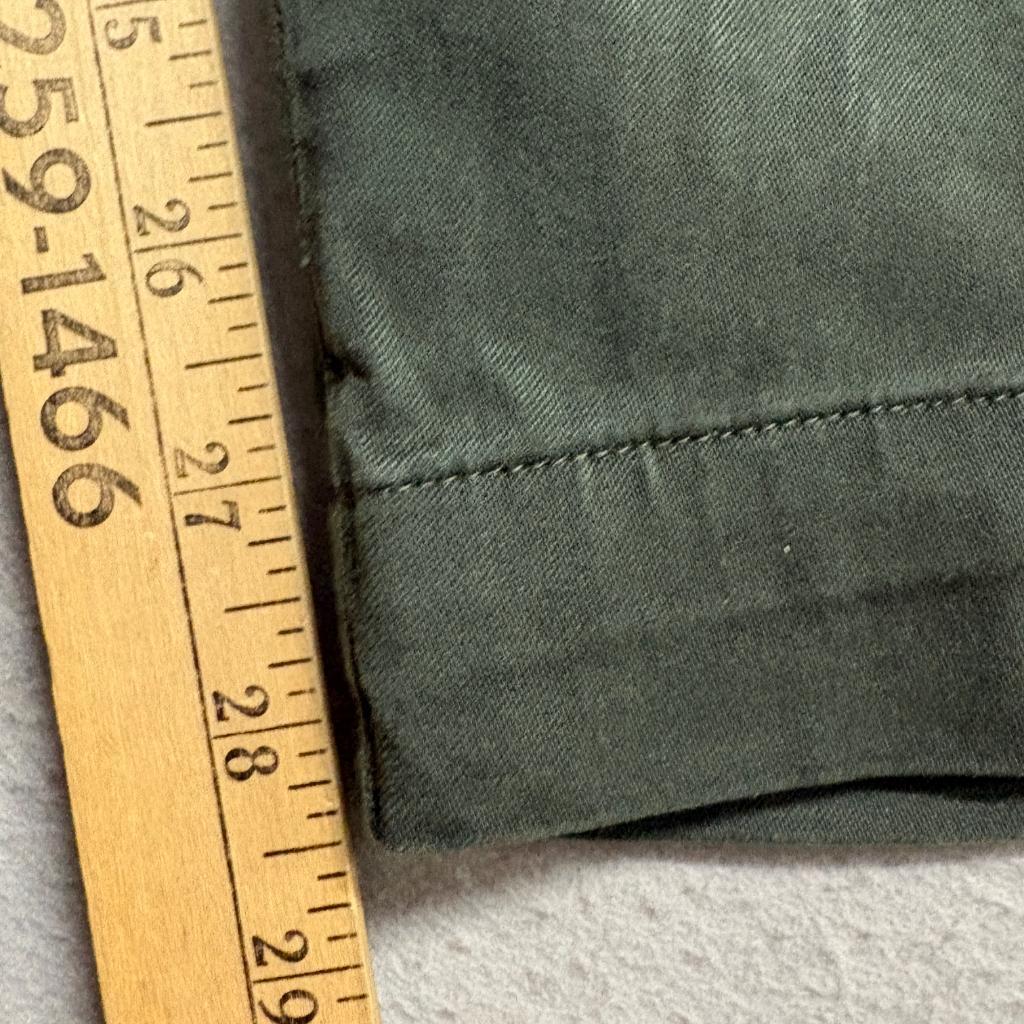 Buffalo David Bitton Womens Pants XXL Green Tencel Blend Drawstring Waist Crop