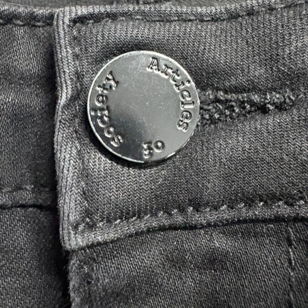 Articles of Society Womens Flare Jeans Size 30 Black Stretch Bootcut Denim Pants