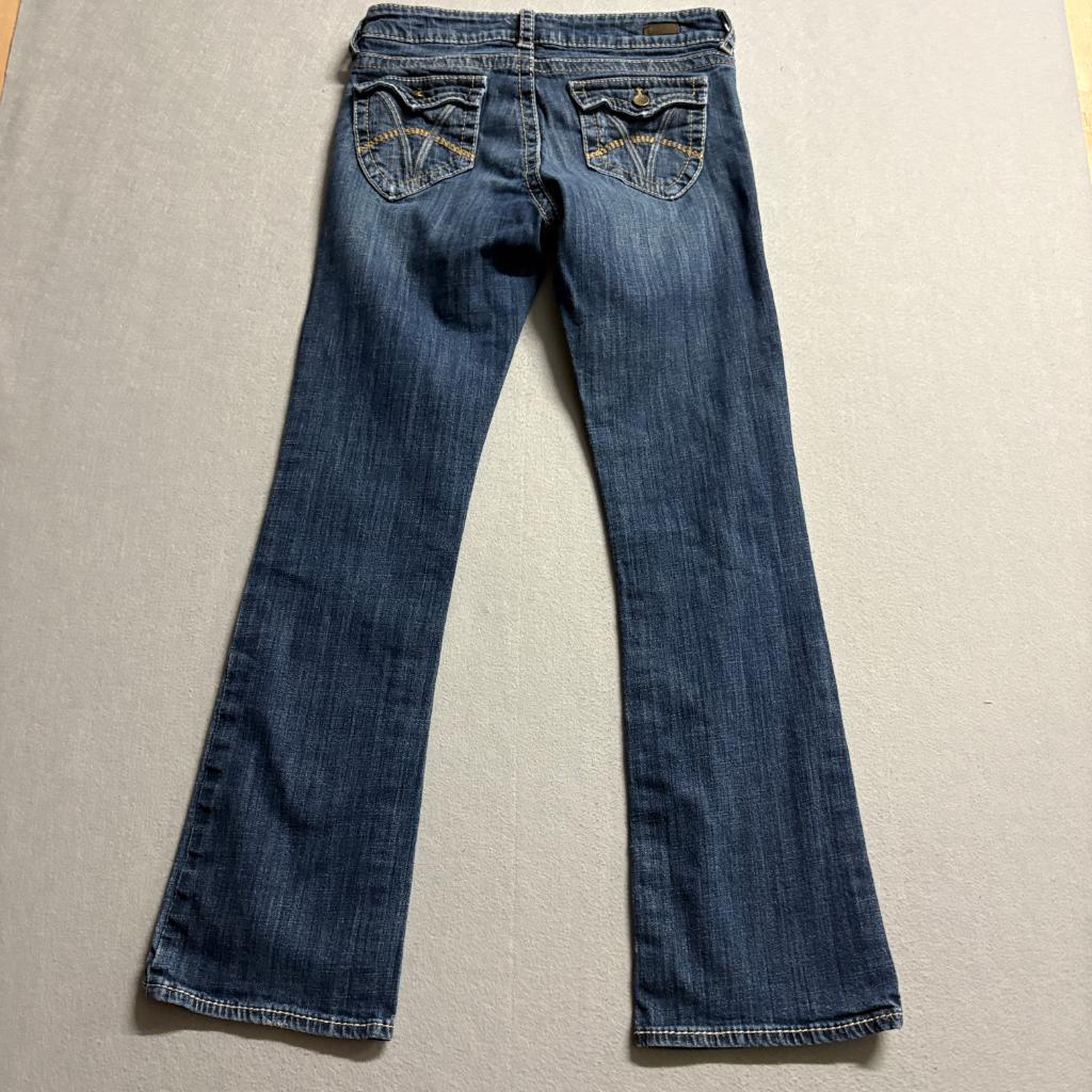 Kut from the Kloth Bootcut Jeans Womens Size 6 Blue Denim Stretch Flap Pocket