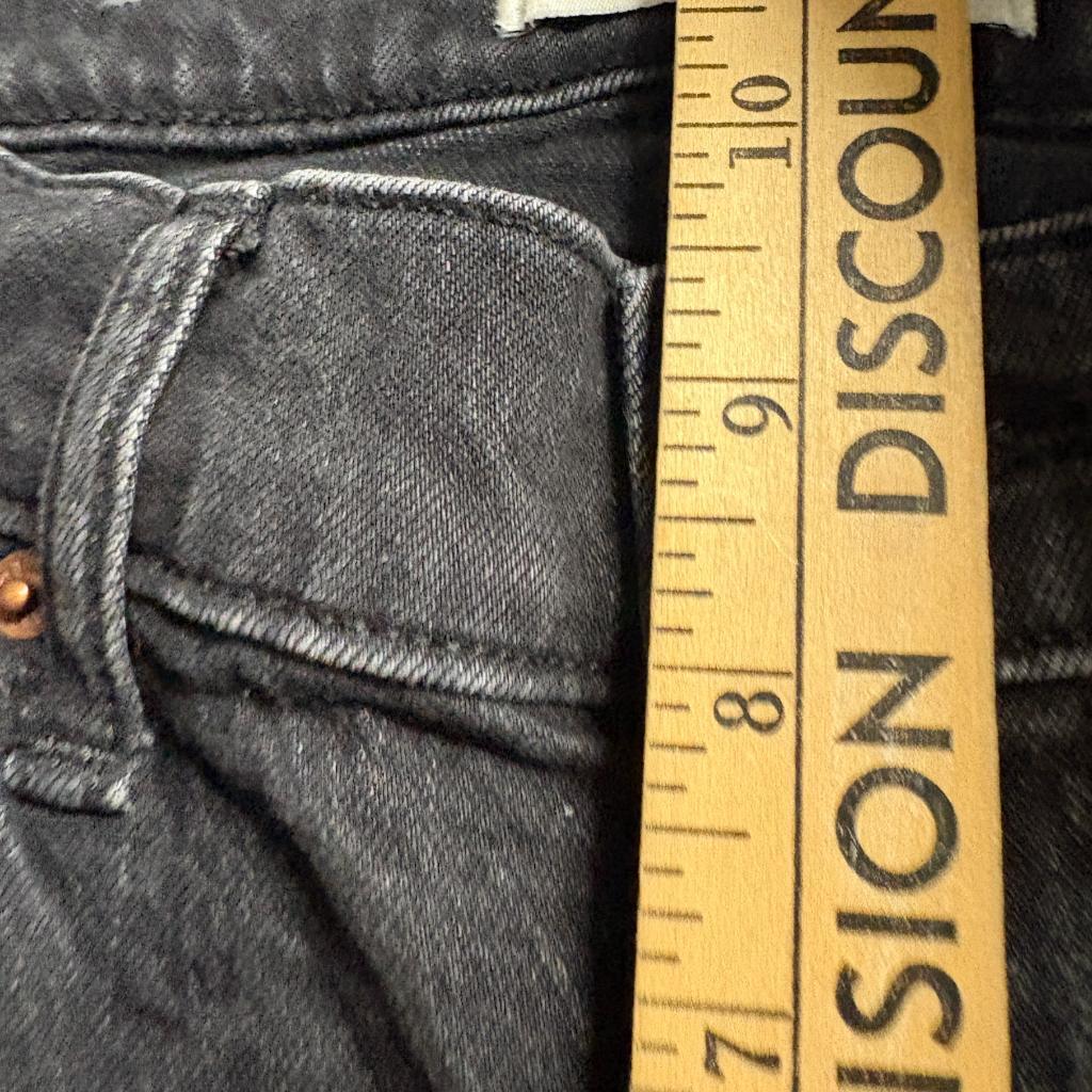 Abercrombie & Fitch Bootcut Jeans Womens 27 Mid Rise Black Denim Stretch