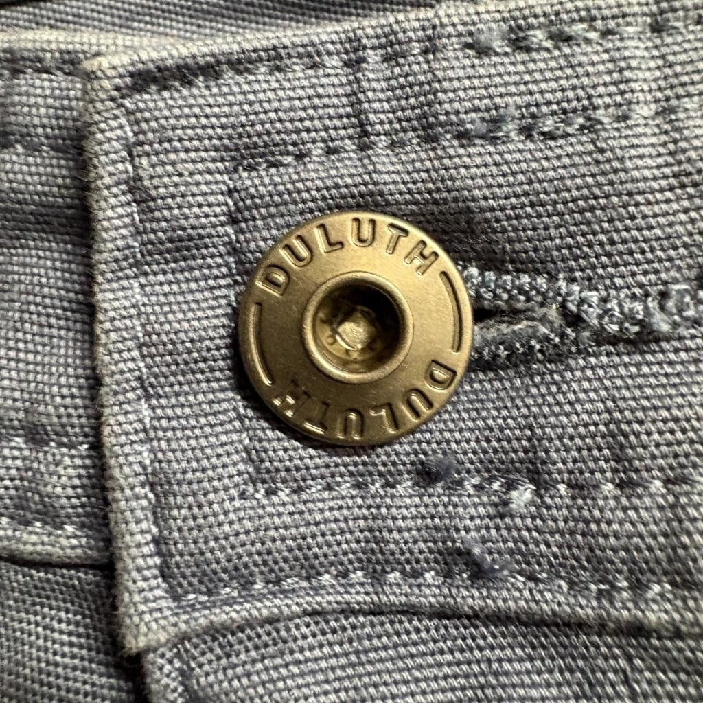 Duluth Trading Co Flex Fire Hose Cargo Pants Mens 44x32 Relaxed Fit Gray