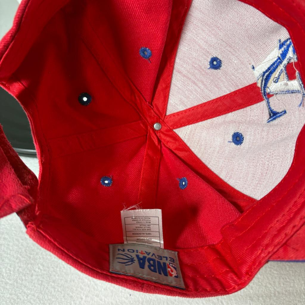 Los Angeles Clippers NBA Elevation Hat Mens One Size Red Blue Strapback Cap