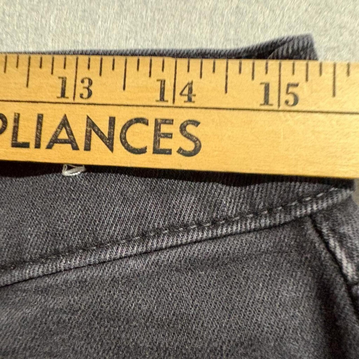 Gap 70s Flare High Rise Jeans Womens Size 30 10T Black Denim Stretch Tall