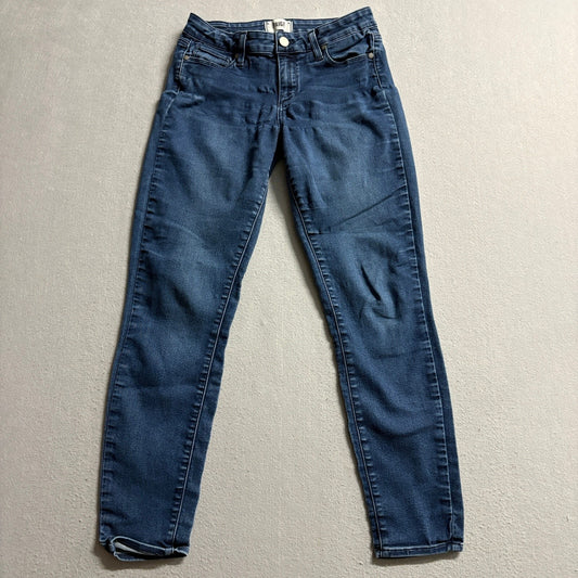 Paige Verdugo Ankle Jeans Womens 27 Blue Denim Skinny Stretch Made in USA