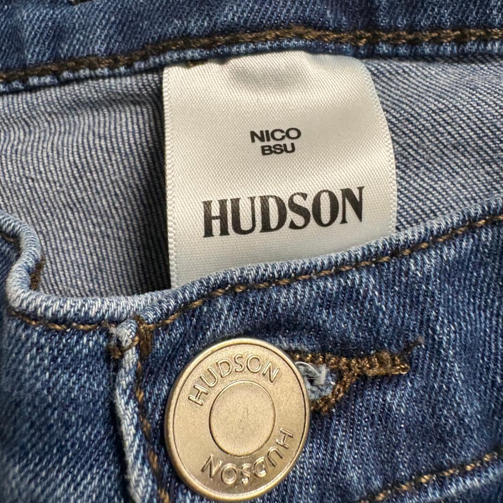 Hudson Nico BSU Maternity Jeans Womens Size 29 Blue Denim Bootcut Elastic Panels