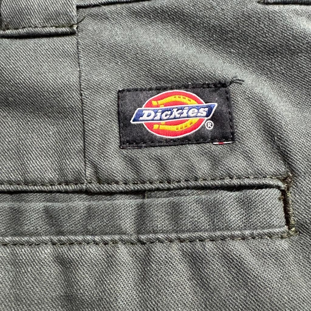 Dickies Flex Slim Taper Pants Mens 29x30 Olive Green Workwear Chino WP150OG