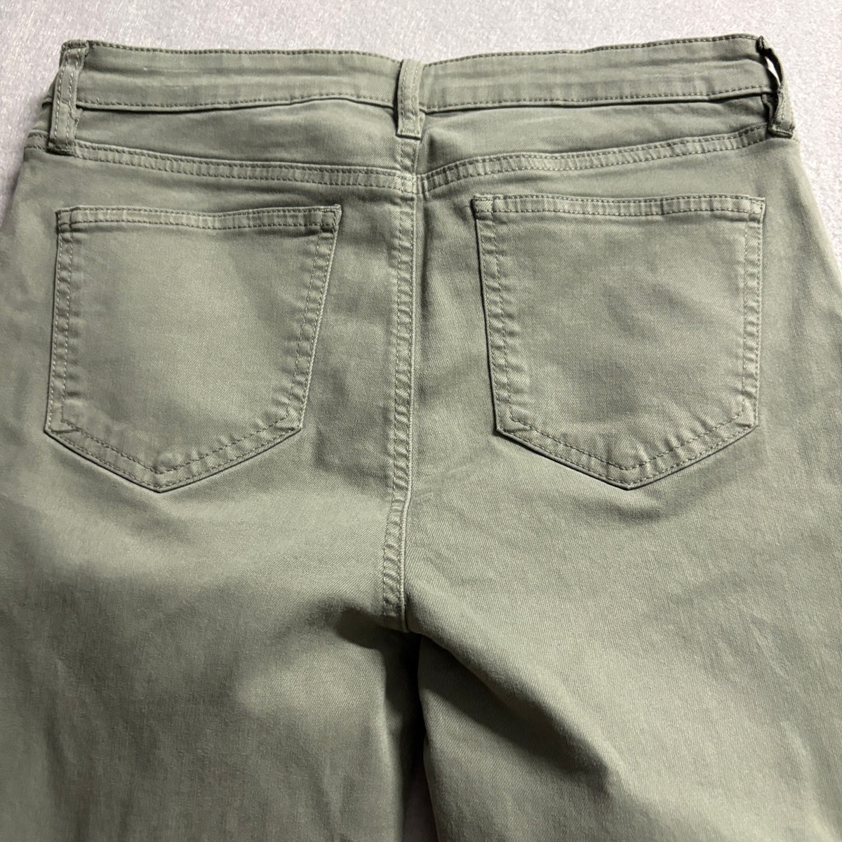 Buffalo David Bitton Hanna High Rise Skinny Leg Pants Size 6/28 Vintage Green