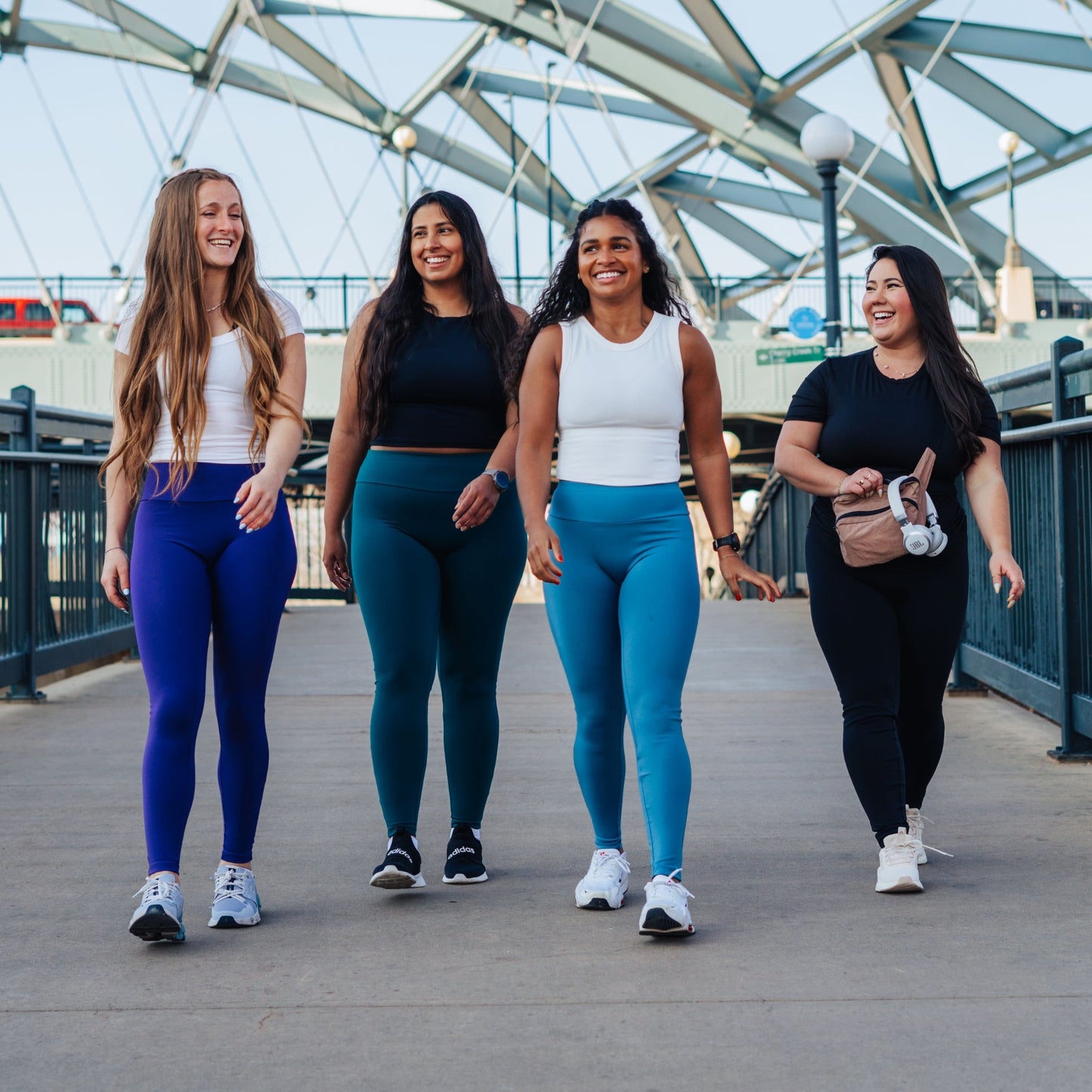 High-Rise Leggings - Sky