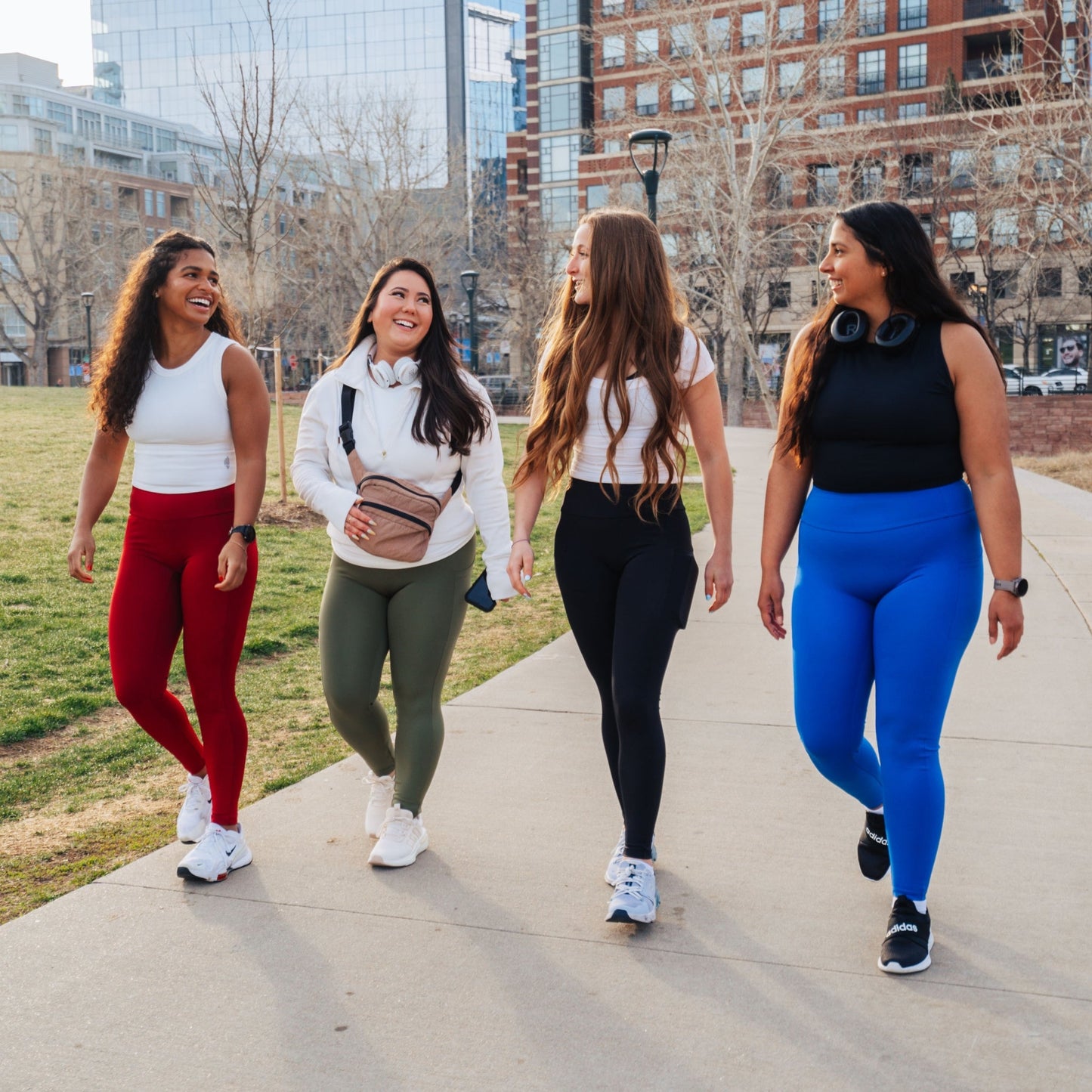 High-Rise with Pocket Leggings - Cobalt