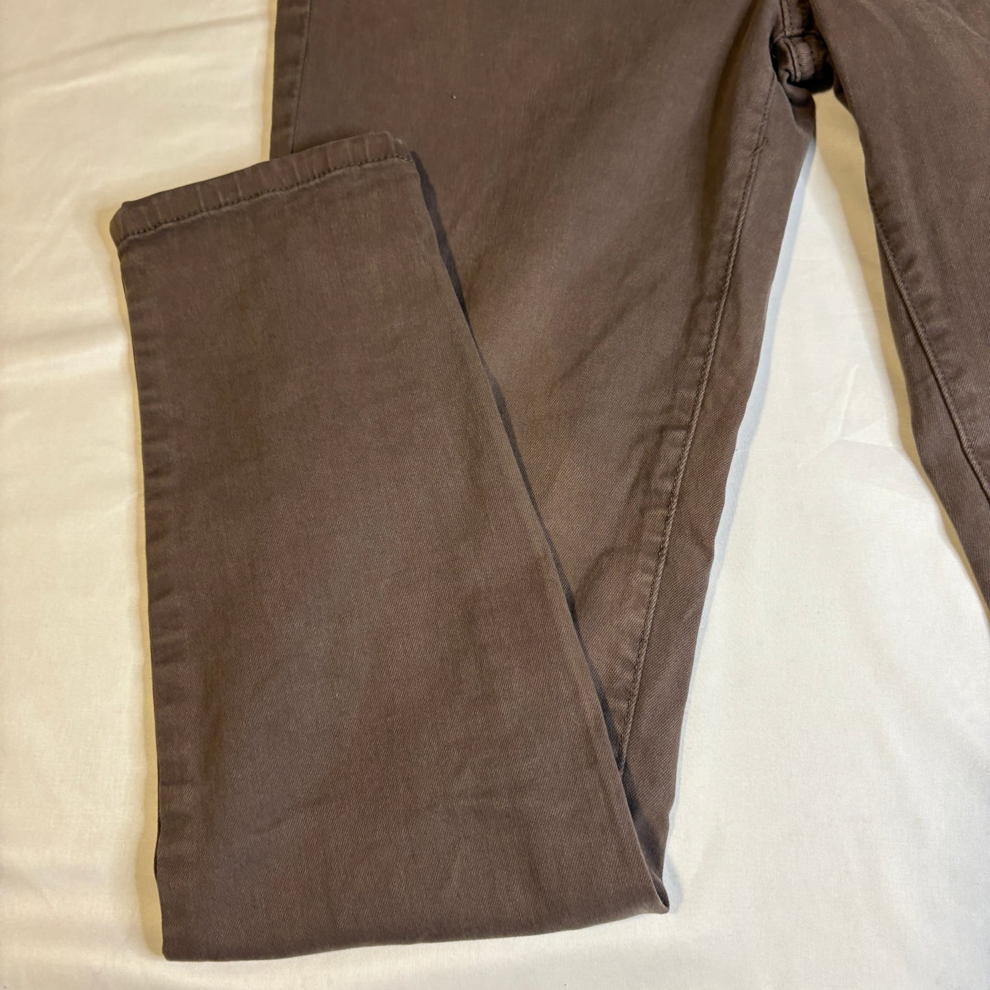 Buffalo David Bitton Hanna High Rise Skinny Pants Womens 8/29 Brown Stretch Jeans