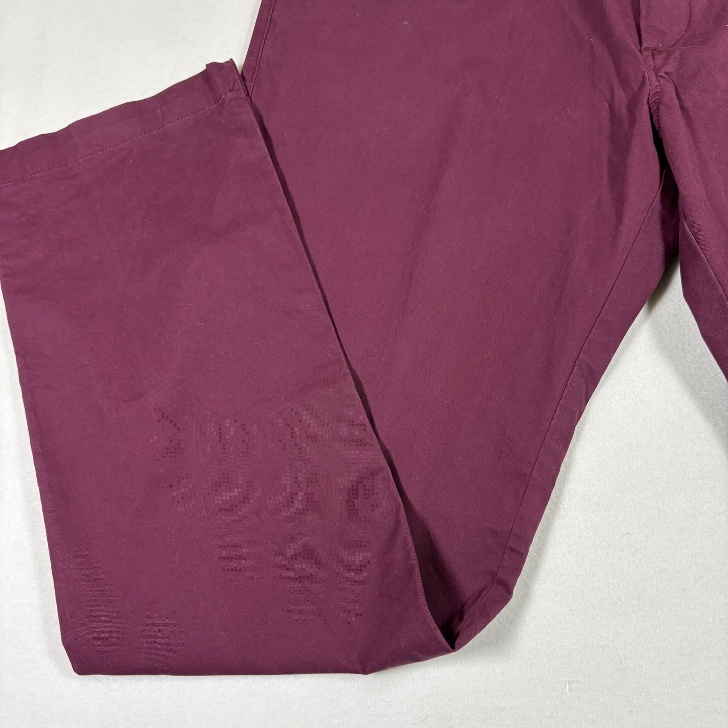 Calvin Klein mens slim fit pants size 33x30 burgundy red stretch casual Y2K