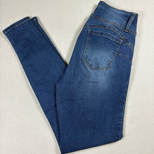 Wax Jean Butt I Love You Jeans Womens Size 13/31 Blue High Rise Stretch Denim