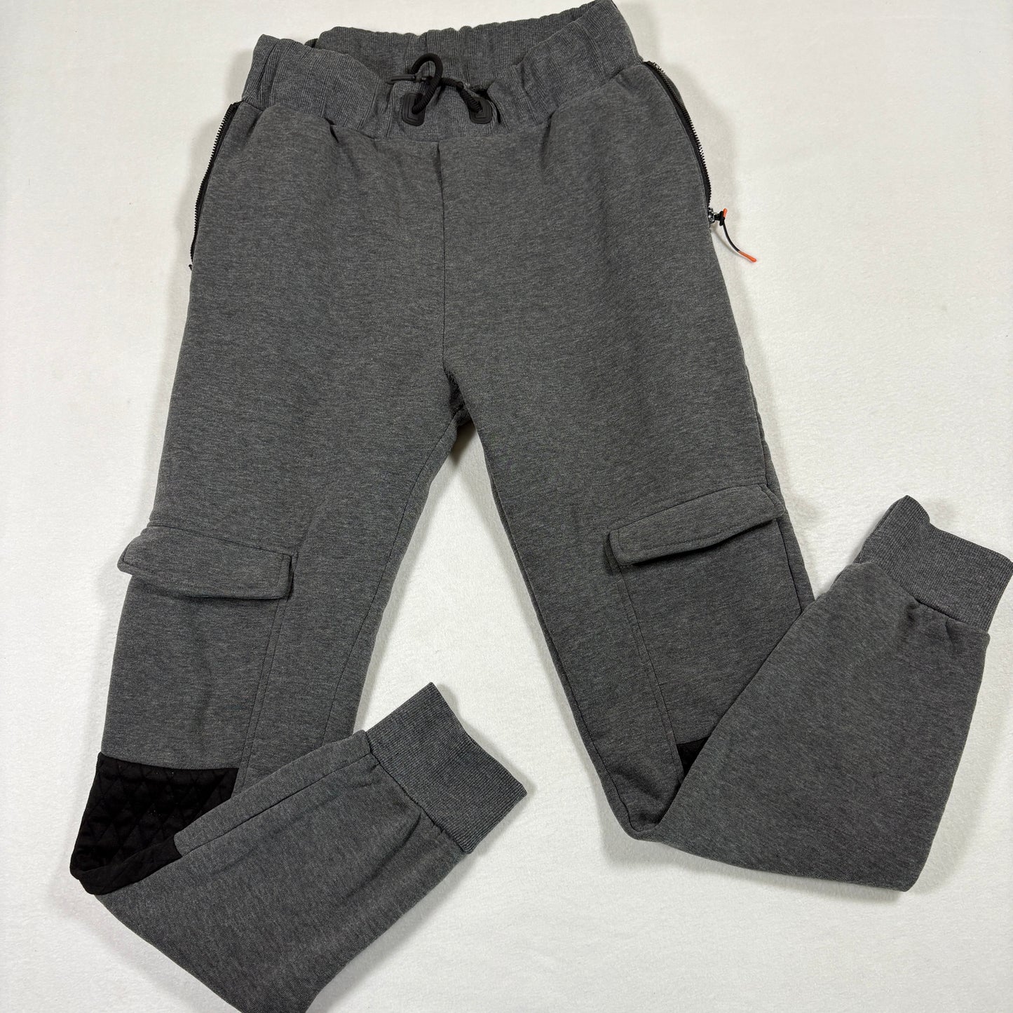 XS Jogger mens sweatpants size XL gray fleece cargo joggers streetwear grunge