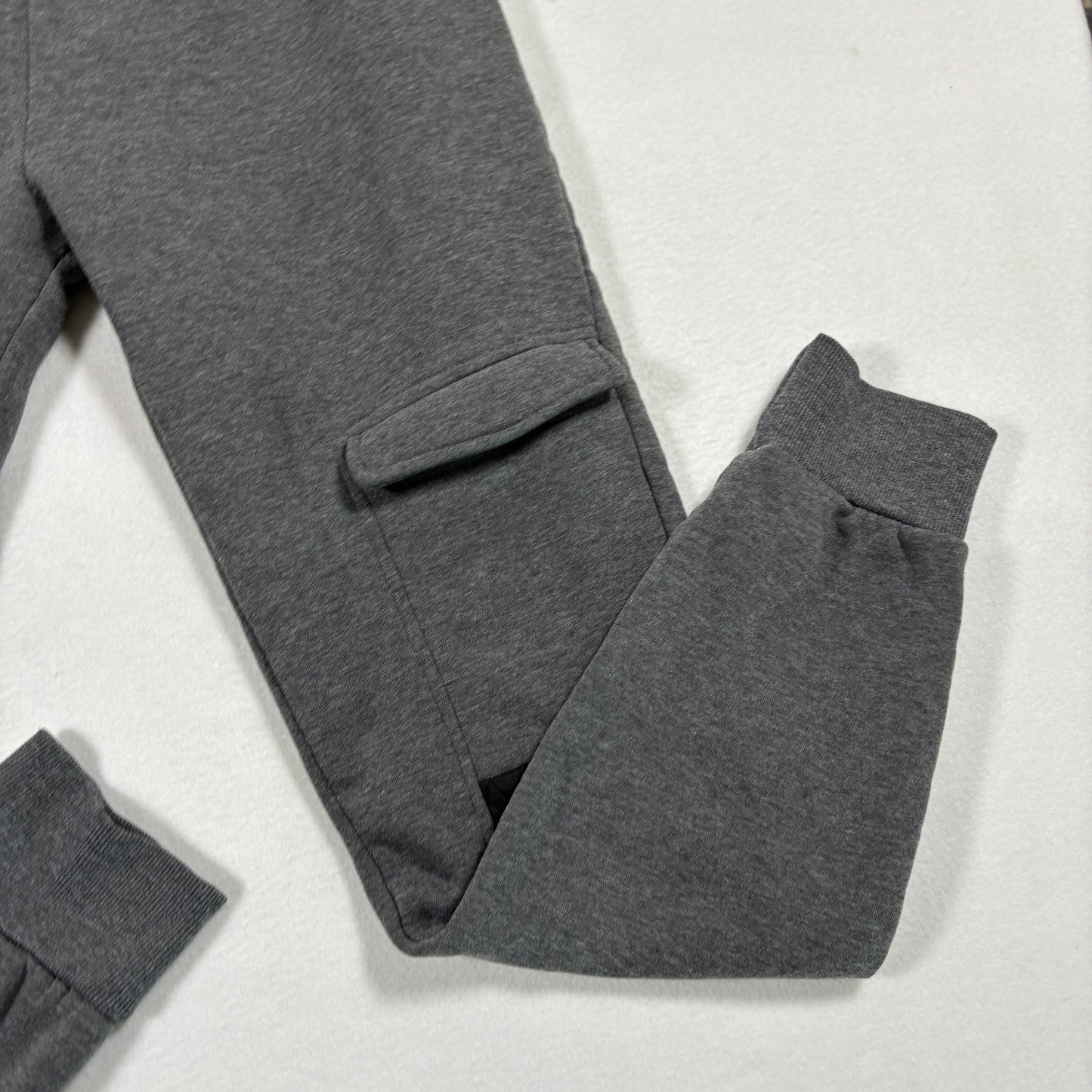 XS Jogger mens sweatpants size XL gray fleece cargo joggers streetwear grunge