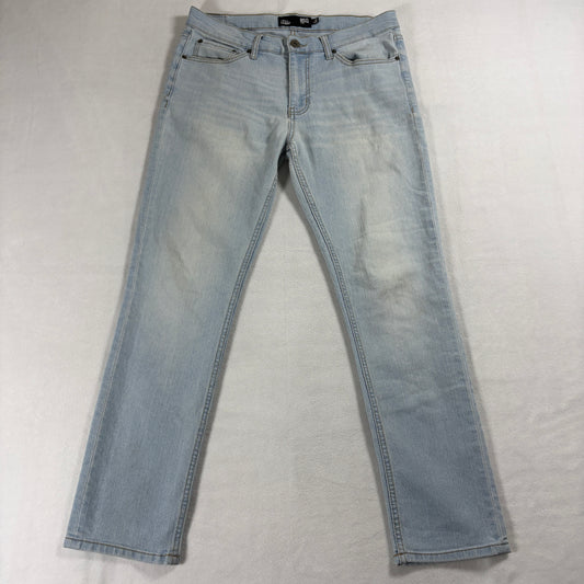 RSQ London Skinny Jeans Mens 30x30 Light Wash Slim Stretch Denim